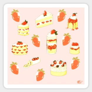 Strawberry Sweets Sticker